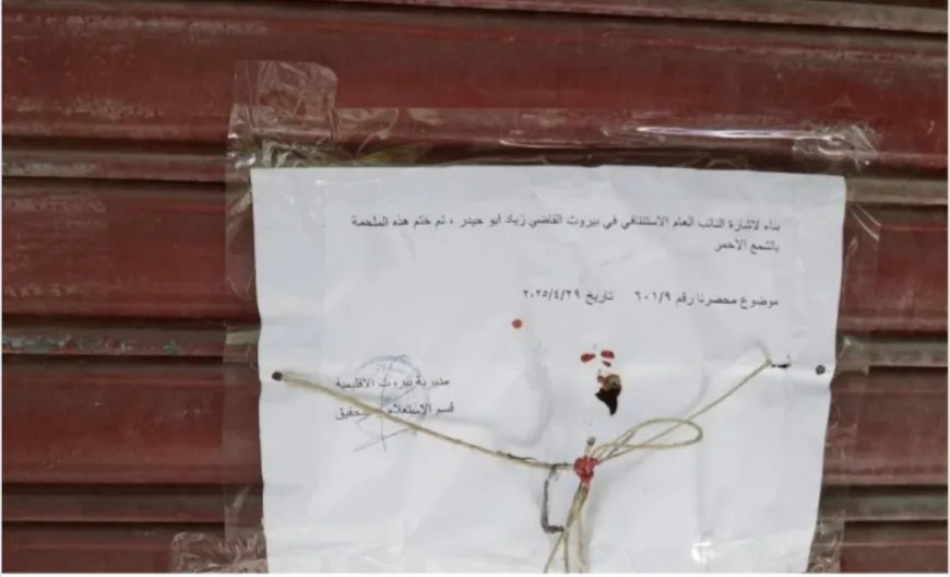 المحافظ عبود يغلق ملحمة بالشمع الأحمر لسوء التزامها بالشروط الصحية ويسحب شهادتها الصحية
