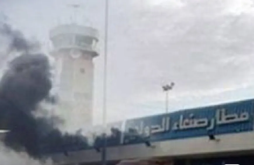 غلق الطرق المؤدية لمنطقة مطار صنعاء ومنع الدخول إليها