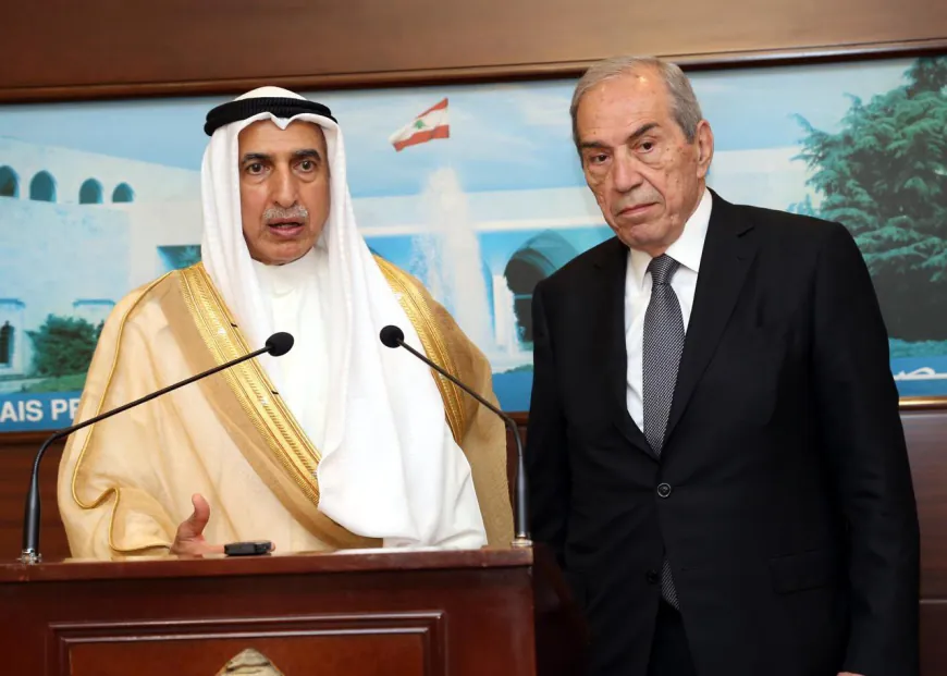 الرئيس عون خلال استقباله رئيس الصندوق العربي للإنماء الاقتصادي والاجتماعي بدر محمد السعد: