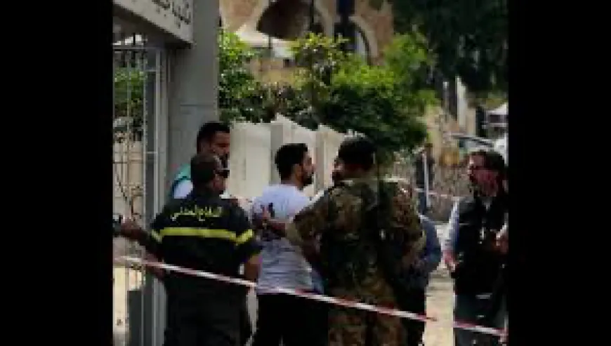 الجيش اللبناني يلقي القبض على احد سارقي الصناديق الانتخابية في بلدة مشمش عكار.