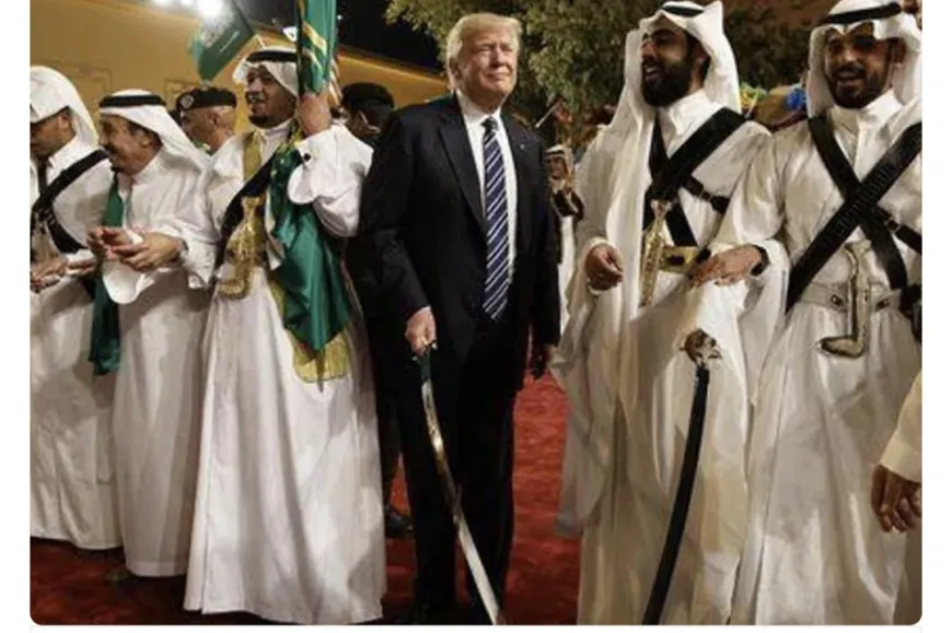 رؤساء أميركيون زاروا الرياض: رقص بالسيف وبلورة مضيئة وسلام بقبضة اليد