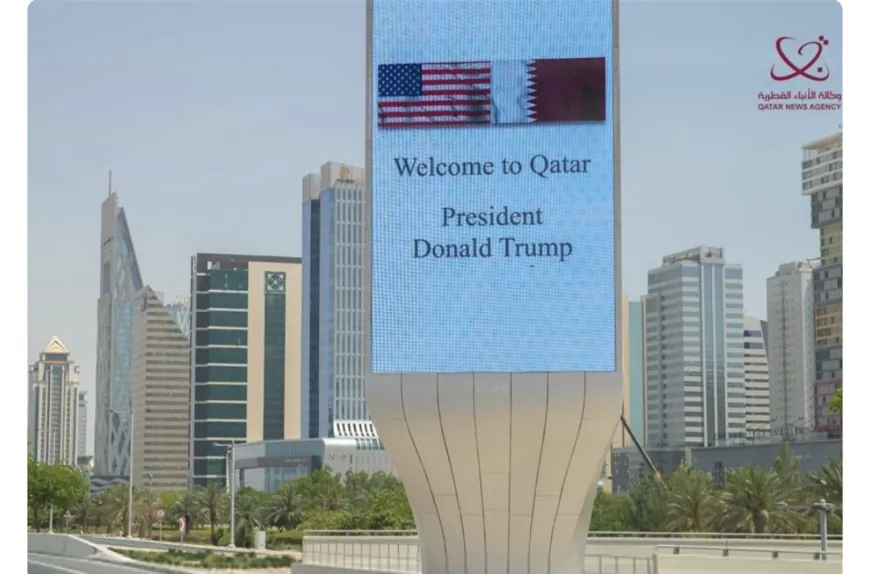 بالصورة- هكذا استقبلت قطر الرئيس الأميركي دونالد ترامب