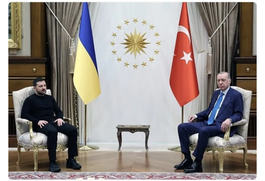 أردوغان يلتقي زيلينسكي بالمجمع الرئاسي في أنقرة
