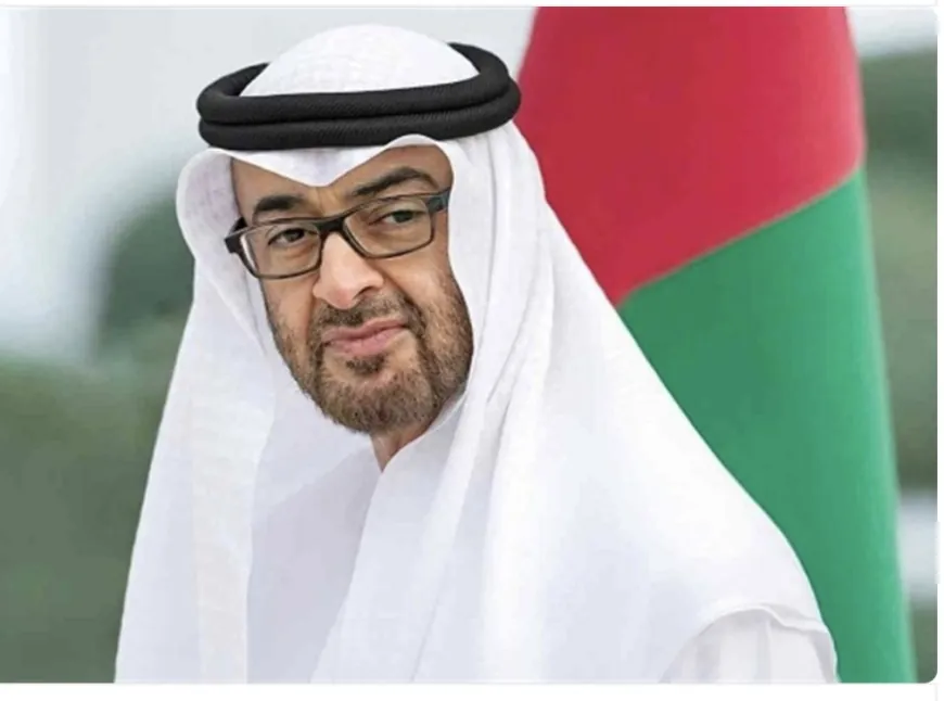 رئيس دولة الإمارات محمد بن زايد يستقبل ترامب في مطار أبوظبي الرئاسي