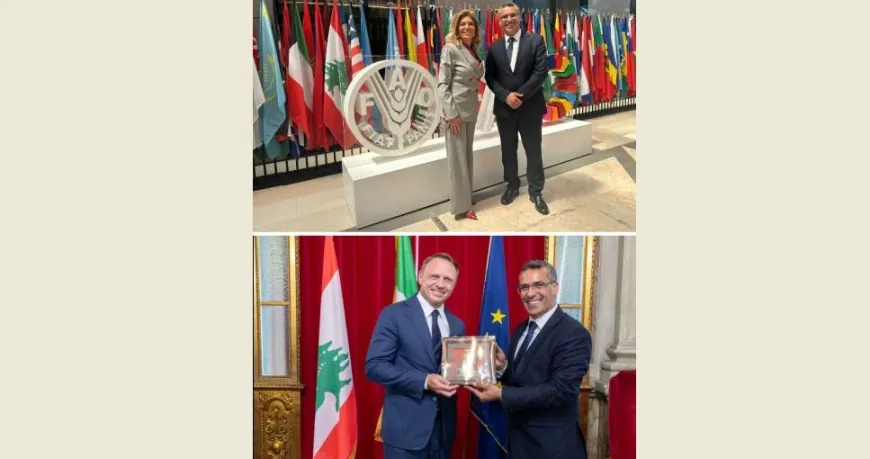 هاني واصل زيارته إيطاليا وعقد لقاءات لتوسيع التعاون الزراعي