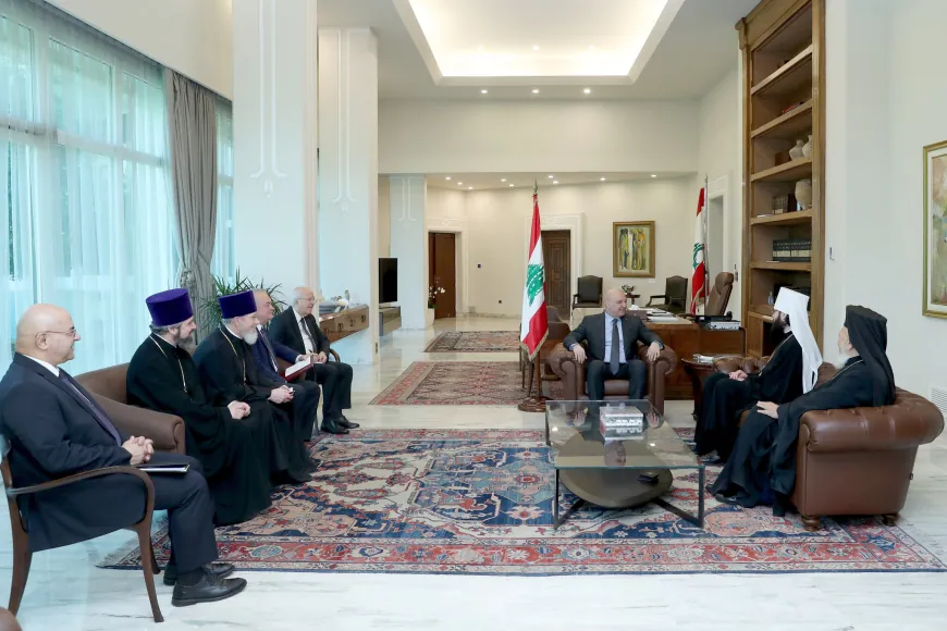 المتروبوليت سيفريوك يزور الرئيس عون ناقلًا تحيّات بطريرك موسكو