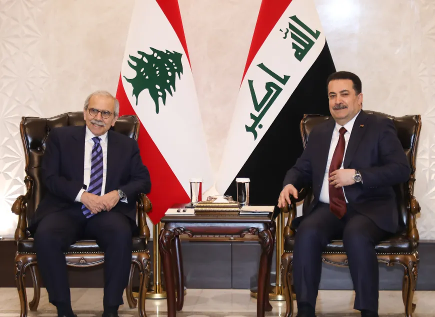 رئيسا وزراء لبنان والعراق يبحثان تعزيز التعاون الثنائي وتطوير العلاقات في مجالات الطاقة والاقتصاد والثقافة