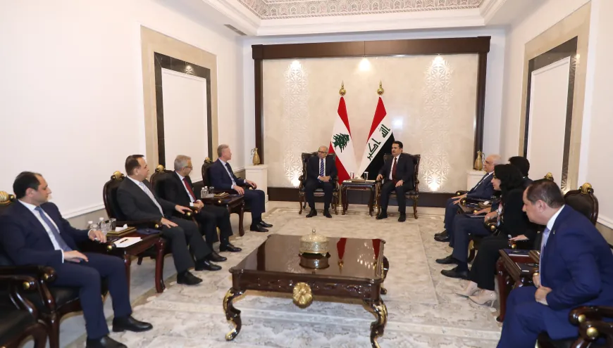 رئيسا وزراء لبنان والعراق يبحثان تعزيز التعاون الثنائي وتطوير العلاقات في مجالات الطاقة والاقتصاد والثقافة