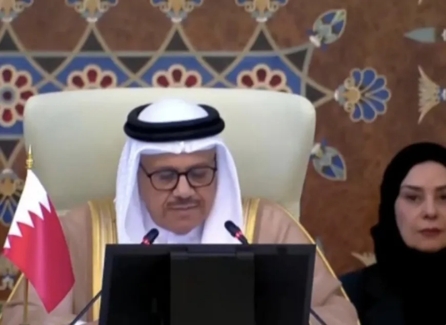 وزير الخارجية البحرينية في الجلسة الافتتاحية لقمة بغداد: نؤكد دعمنا لخطة التعافي المبكر لإعادة إعمار غزة ووقف إطلاق النار وإدخال المساعدات