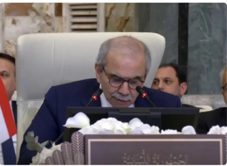 كلمة دول رئيس مجلس الوزراء الدكتور نواف سلام ممثلاً لبنان في القمة العربية بدورتها الرابعة والثلاثين المنعقدة في العاصمة العراقية بغداد