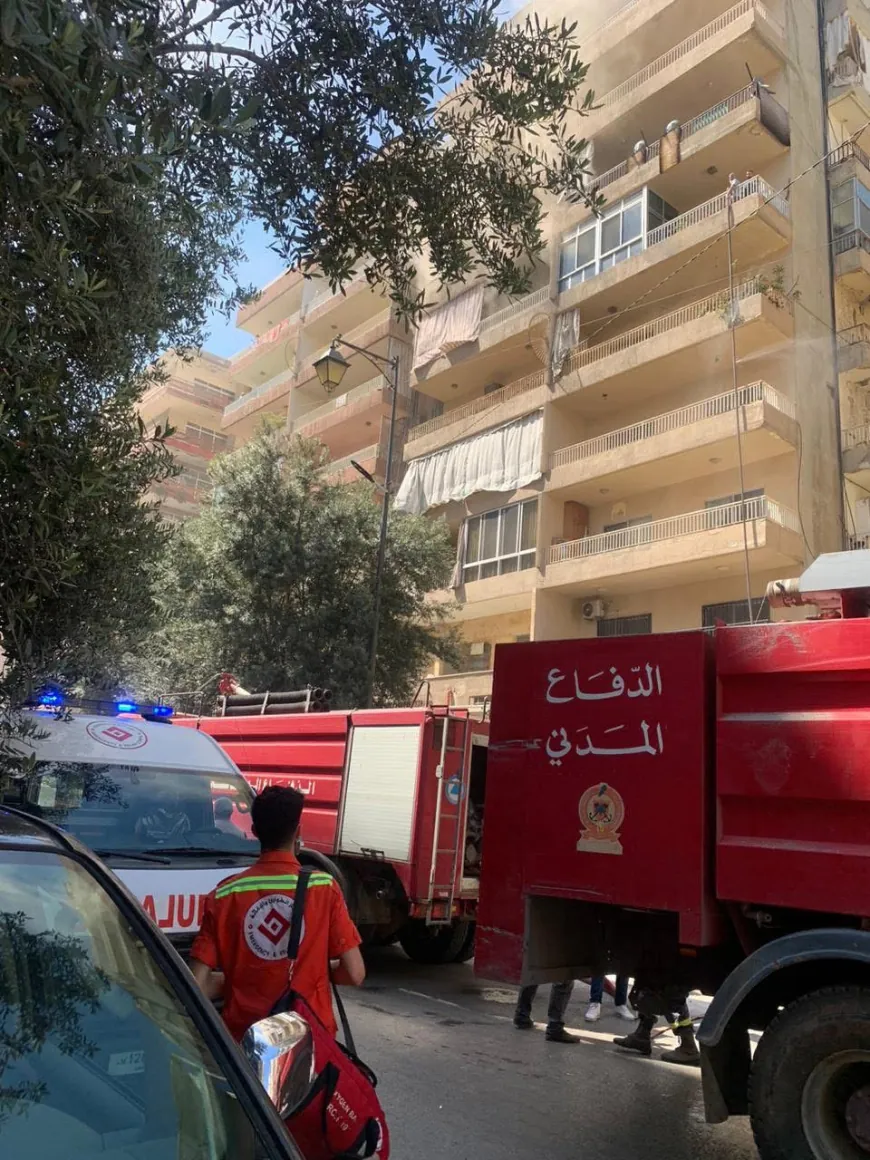 ‎حريق في شقة سكنية بطرابلس… ومحاولات حثيثة للسيطرة
