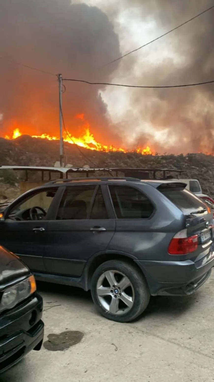 حريق في مدينة صيدا لايوجد اي استهداف