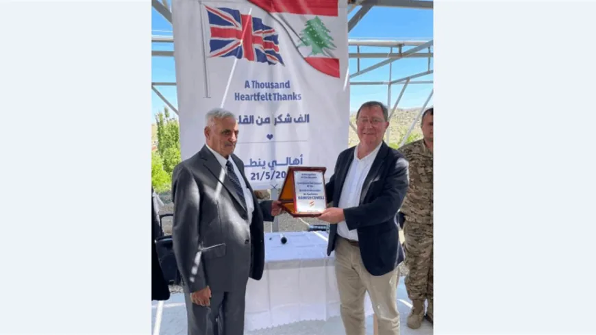 السفير البريطاني زار الحدود الشرقية للبنان مع سوريا: ملتزمون بتعزيز قدرات الجيش اللبناني في بسط سلطة الدولة