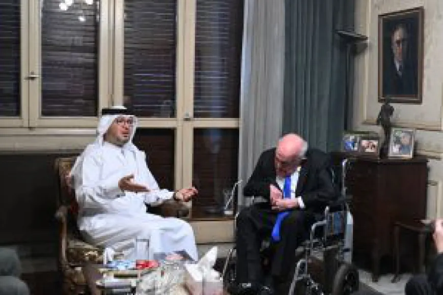 السفير السعودي يزور “حارس الجمهورية” حسن الرفاعي