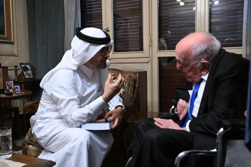 السفير السعودي يزور “حارس الجمهورية” حسن الرفاعي