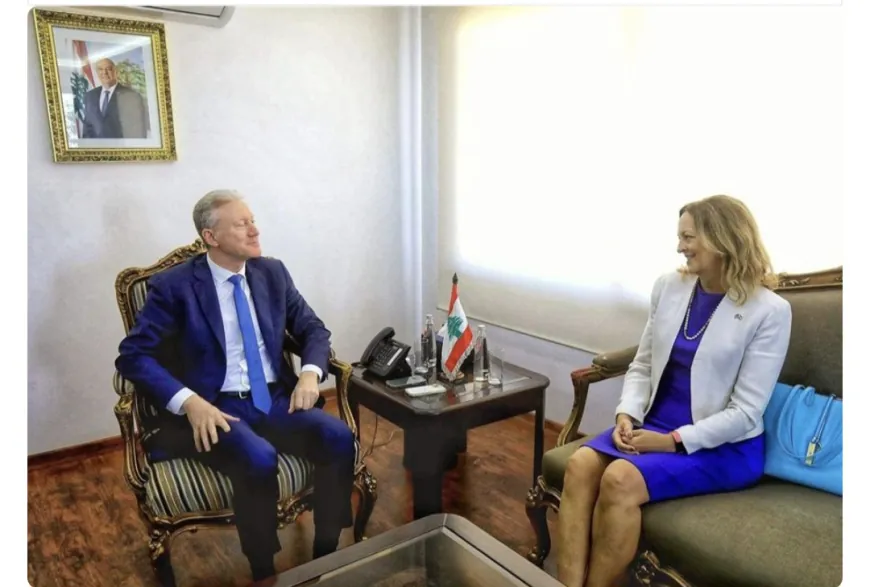 رجّي وجونسون يبحثان سبل تهدئة الجنوب وتجديد ولاية اليونيفيل