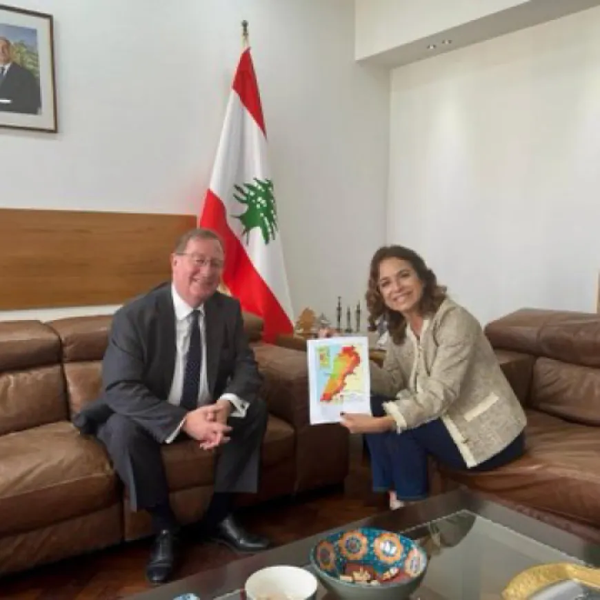 وزيرة السياحة تبحث مع السفير البريطاني دعم التعاون السياحي بين لبنان وبريطانيا
