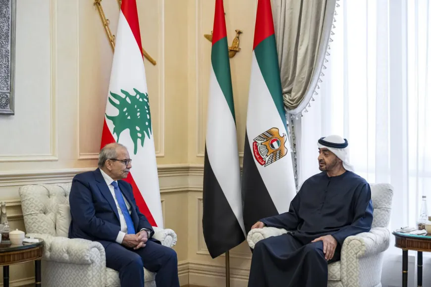 رئيس مجلس الوزراء نواف سلام يزور رئيس دولة الإمارات: تعزيز التعاون الثنائي وتأكيد على العمل العربي المشترك