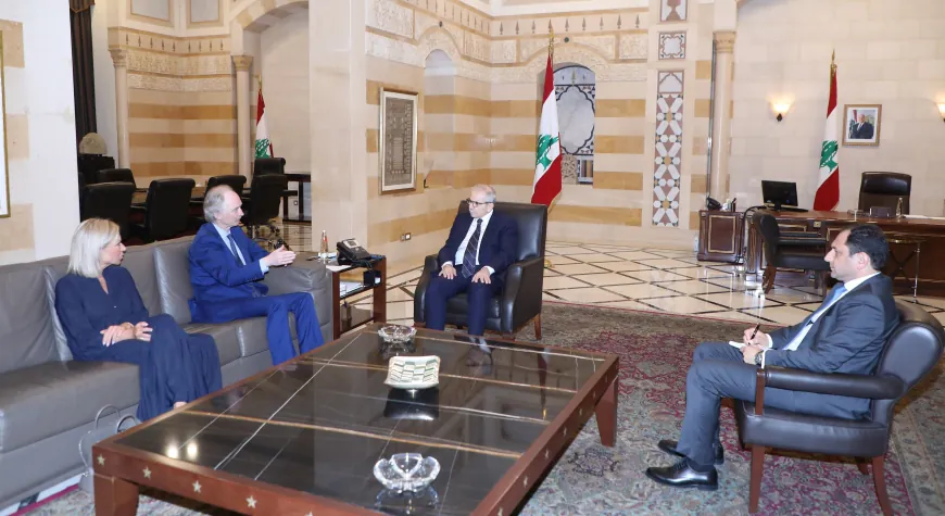 سلام يستقبل أبي المنى:الأمل كبير في التفهم