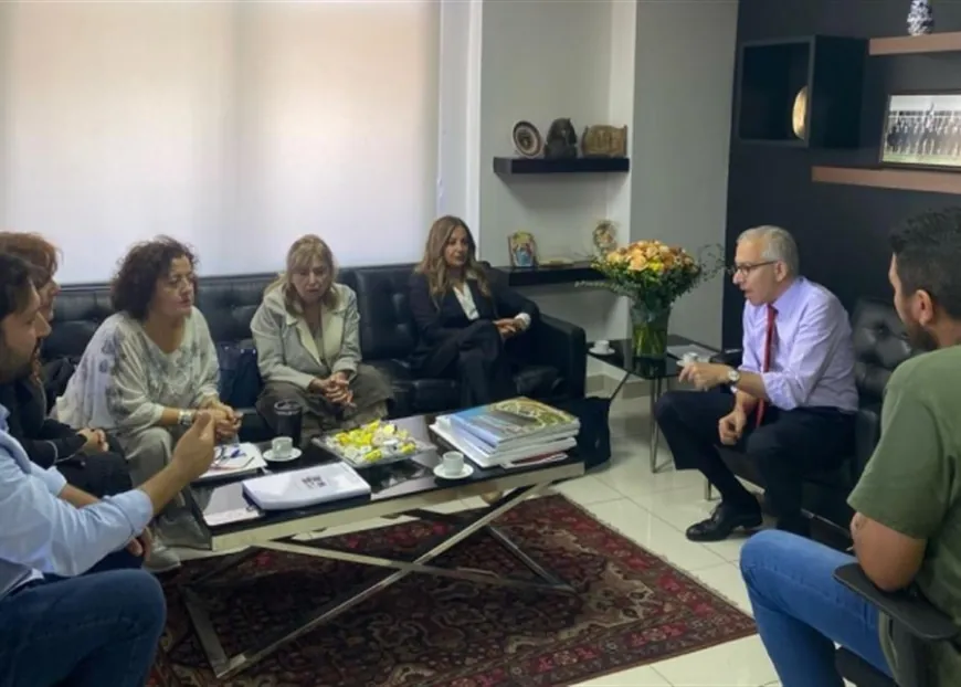 البساط التقى وفدا من أهالي ضحايا انفجار المرفأ في اطار متابعة ملف الاهراءات