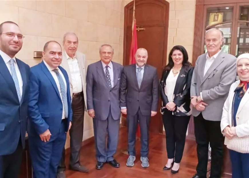 لقاء بين مدير عام مصرف الإسكان والرئيس الجديد لمجلس الإنماء والإعمار