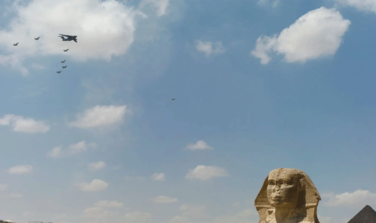 مقاتلات صينية تحلّق في سماء القاهرة بأول تدريب مشترك مع مصر