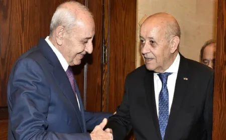 بري التقى لودريان: للتصدي للمؤامرة ضد القوات الدولية