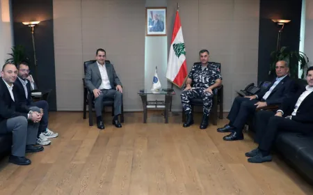 اللواء عبدالله استقبل رئيس نقابة أصحاب المطاعم والمقاهي في لبنان على رأس وفد
