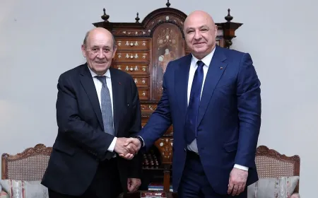 لودريان في بعبدا