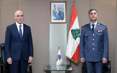وزير الدّاخلية والبلديات يزور المديرية العامة لقوى الأمن الدّاخلي للتهنئة بعيد قوى الأمن الداخلي الـ 164