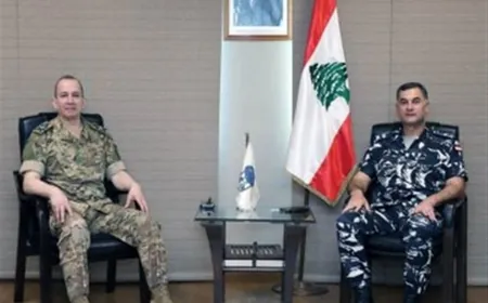 اللواء عبدالله استقبل قائد الجيش