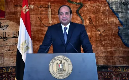 السيسي: لرفض مخطّطات تهجير الفلسطينيين خارج أرضهم