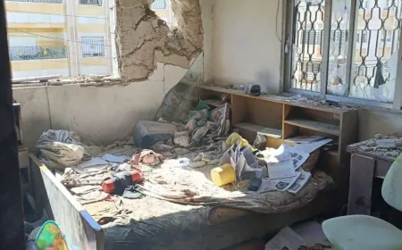 صاروخ إعتراضي أردني يسقط على احد المنازل في الاردن