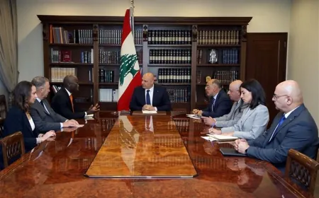 رئيس الجمهورية مستقبلاً نائب المدير الاقليمي للبنك الدولي: الحكومة ماضية في اجراء الاصلاحات الاقتصادية والمالية