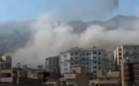 وسائل إعلام إيرانية: انفجار ضخم حول مطار مهر آباد