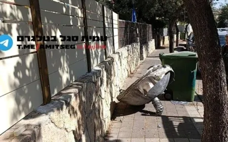 صاروخ إيراني يسقط قرب منزل سموتريتش وزير المالية الإسرائيلي