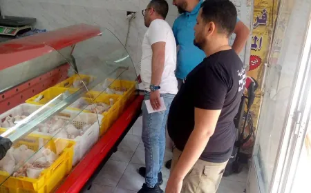 حملة تفتيش في الميناء تشمل الملاحم ومحلات الدجاج والسمك