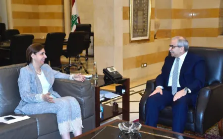 استقبل الرئيس ‎ نواف_سلام المديرة التنفيذية للاسك.