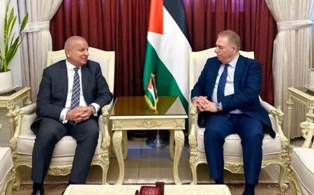 دبور إستعرض ورئيس بعثة العراق في لبنان للاوضاع في المنطقة بشكل عام