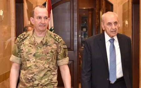 الرئيس بري تابع التطورات والعدوان الإسرائيلي أمس على النبطية مع سلام وهيكل