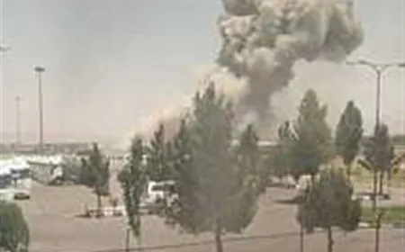 إصابة أشخاص في انفجار خزان نيتروجين بمصفاة تبريز في ايران