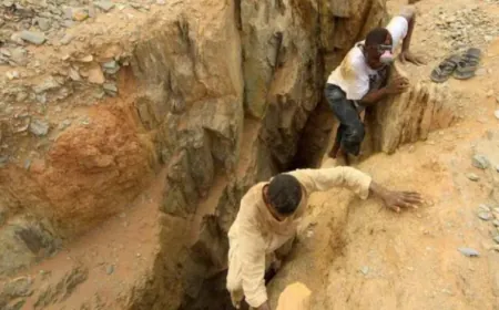 مصرع العشرات بانهيار منجم ذهب في السودان