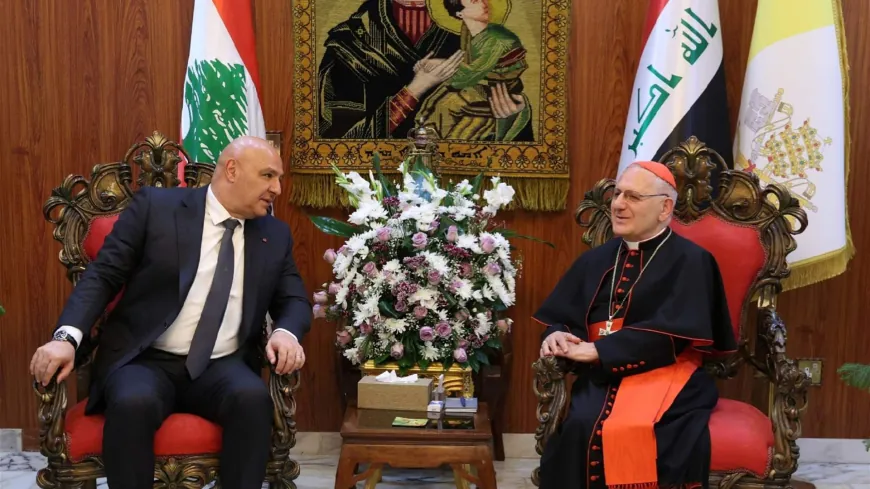 عون زار مقر البطريركية الكلدانية في العراق وعرض مع البطريرك ساكو أهمية الحفاظ على التنوع الروحي والثقافي في المنطقة