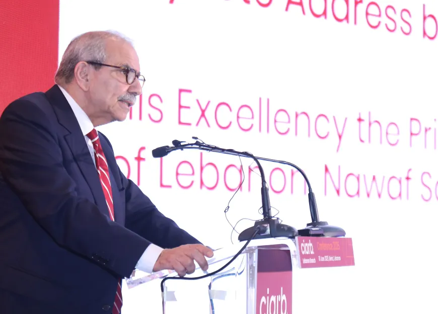 رئيس الحكومة نواف سلام من مؤتمر إعادة إعمار لبنان