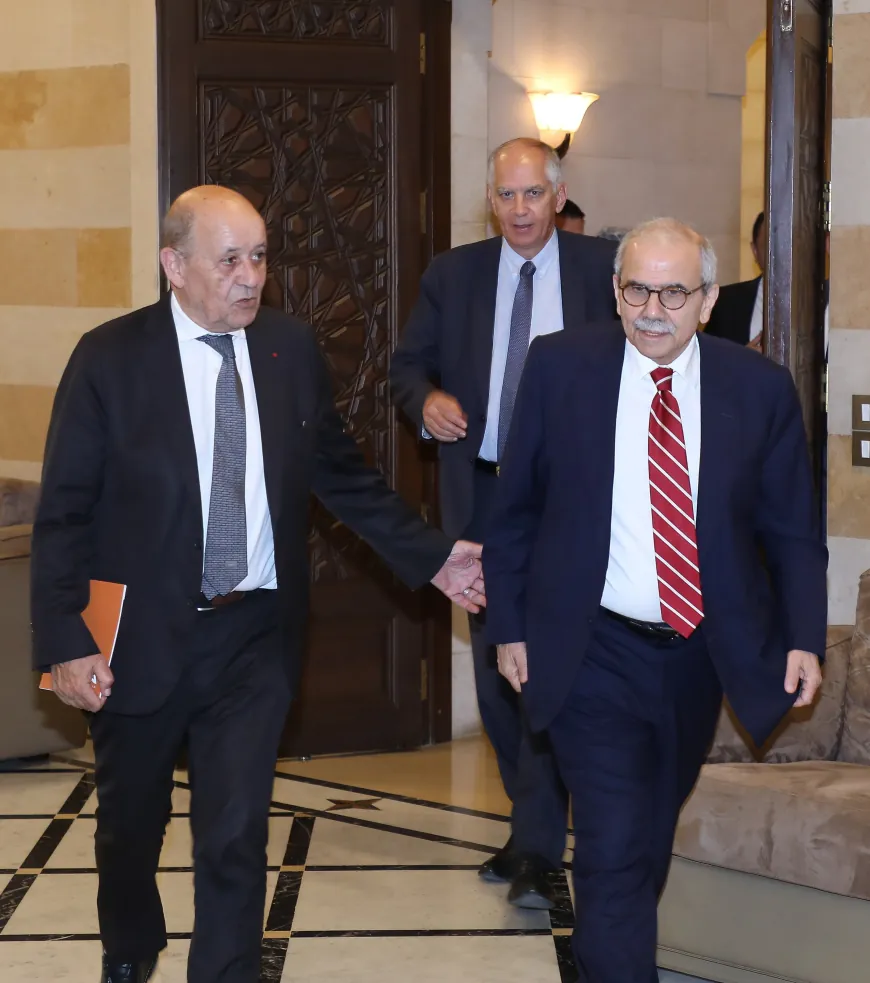 رئيس مجلس الوزراء الدكتور نواف سلام إستقبل المبعوث الخاص للرئيس الفرنسي جان إيف لودريان