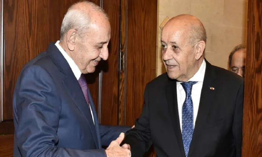 بري التقى لودريان: للتصدي للمؤامرة ضد القوات الدولية