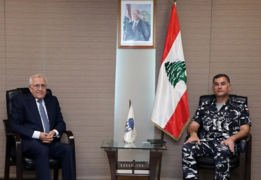 اللواء عبدالله استقبل رئيس الجمهورية الأسبق العماد ميشال سليمان، ونائب رئيس مجلس النواب الأسبق إيلي الفرزلي