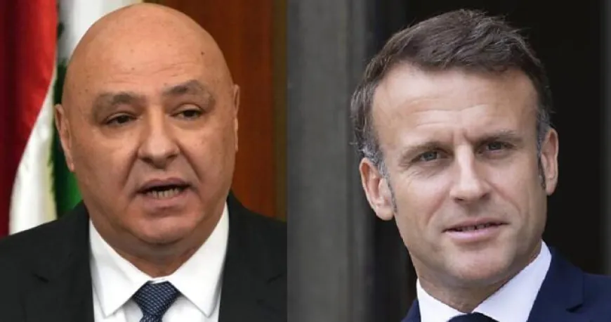 الرئيس عون تلقى اتصالاً من الرئيس ماكرون مؤكدا وقوف فرنسا بجانب لبنان ودعم سيادته وأمنه واستقراره