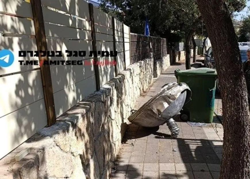 صاروخ إيراني يسقط قرب منزل سموتريتش وزير المالية الإسرائيلي