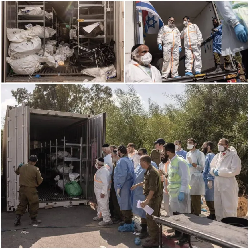 ‎نقل جثث الإسرائيليين الذين سقطوا صباح اليوم  بصواريخ إيرانية استهدفت تل أبيب